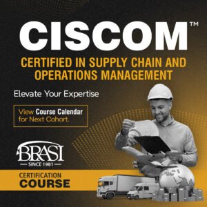 CISCOM™ – Certified in Supply Chain and Operations Management<br><p style="color:#0274BE"><strong>Hybrid program: Start now, get certified within 6 months.</strong></p>