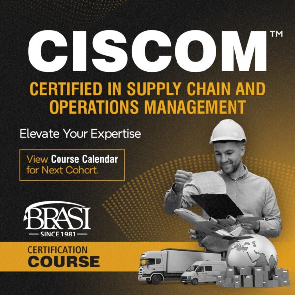 CISCOM™ – Certified in Supply Chain and Operations Management<br><p style="color:#0274BE"><strong>Hybrid program: Start now, get certified within 6 months.</strong></p>
