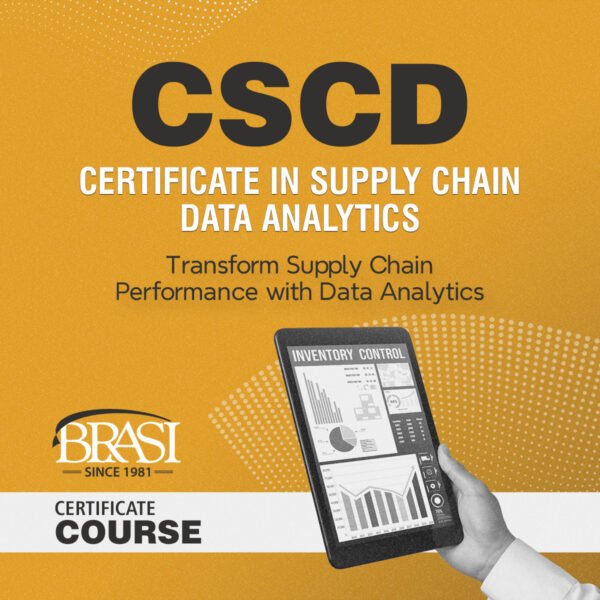 CSCD – Certificate in Supply Chain Data Analytics<br><p style="color:#0274BE"><strong>Choose from Instructor-led and Self-paced options.</strong></p>